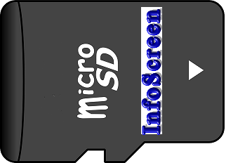 Ersatz-MikroSD-Karte für InfoScreen